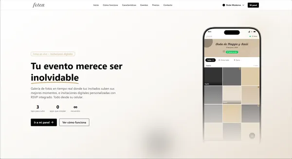 Fotea - plataforma de fotografía profesional