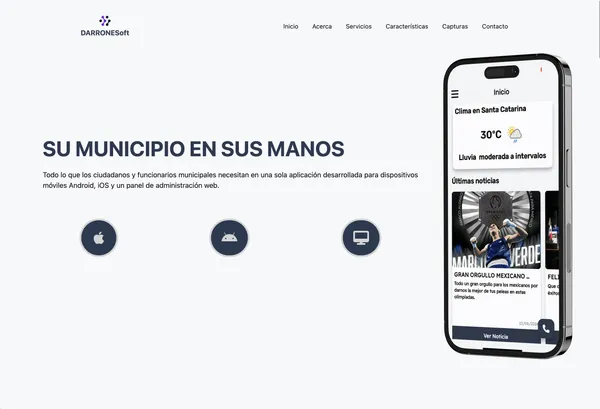 Servicios Municipales - plataforma de gestión municipal